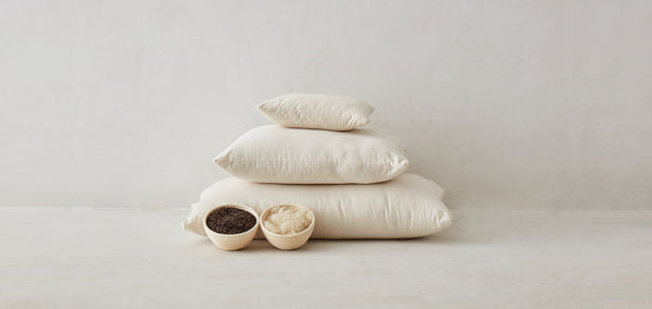 Organic Buckwheat / Organic Wool Pillow