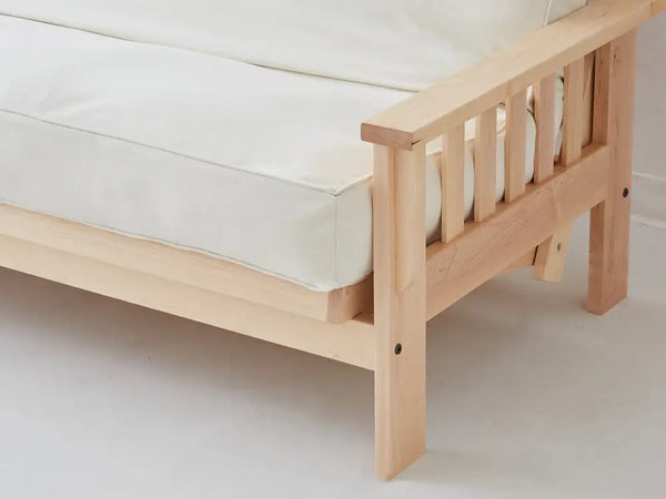 Amish Futon Frame Flat Arm