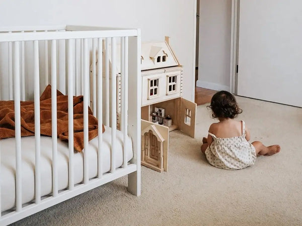 Organic Cotton Waterproof Crib Mattress Pad Protector