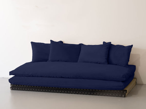 Wabi Sabi Japanese Tatami King Bed Set - Organic Cotton