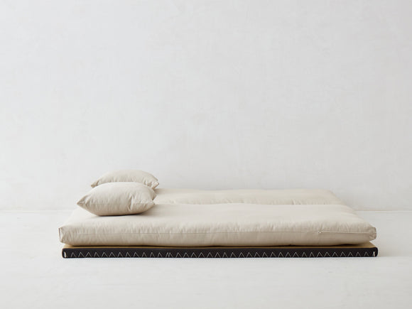 Wabi Sabi Japanese Tatami King Bed Set - Organic Cotton
