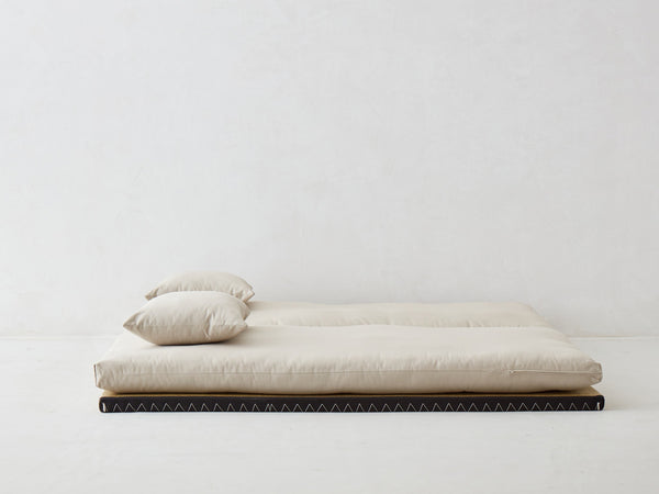 Wabi Sabi Japanese Tatami King Bed Set - Organic Cotton