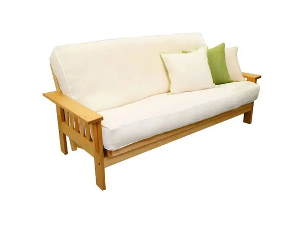 Wide Flat Arm Amish Futon Frame