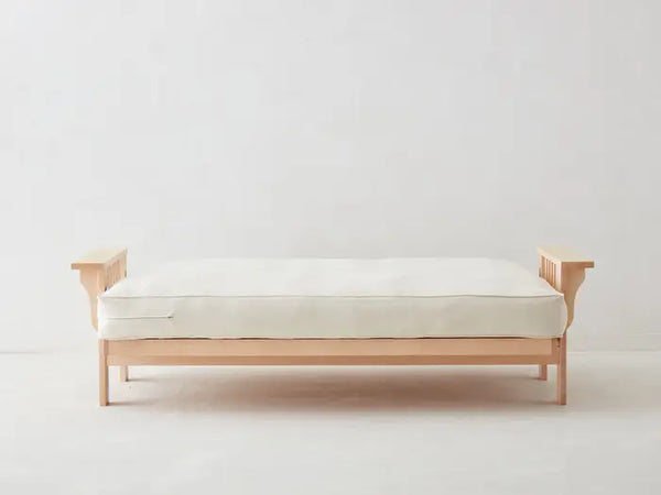 Wide Flat Arm Amish Futon Frame
