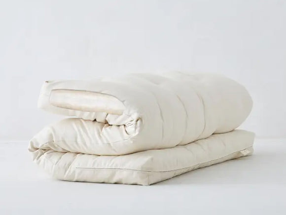 Wool Wrapped Organic Cotton Shiki Futon Mattress - Soft