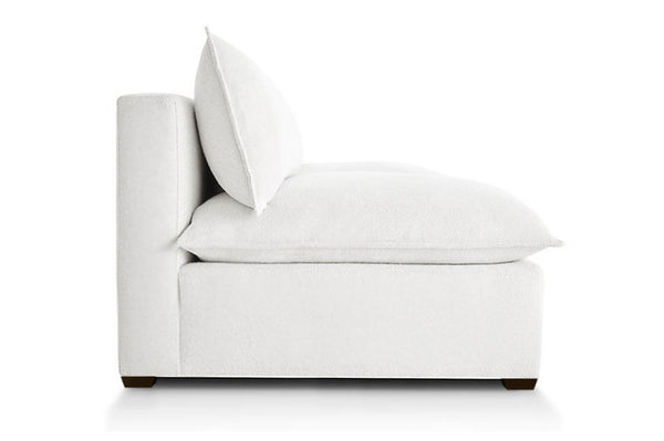 Organic Armless Loveseat Modular